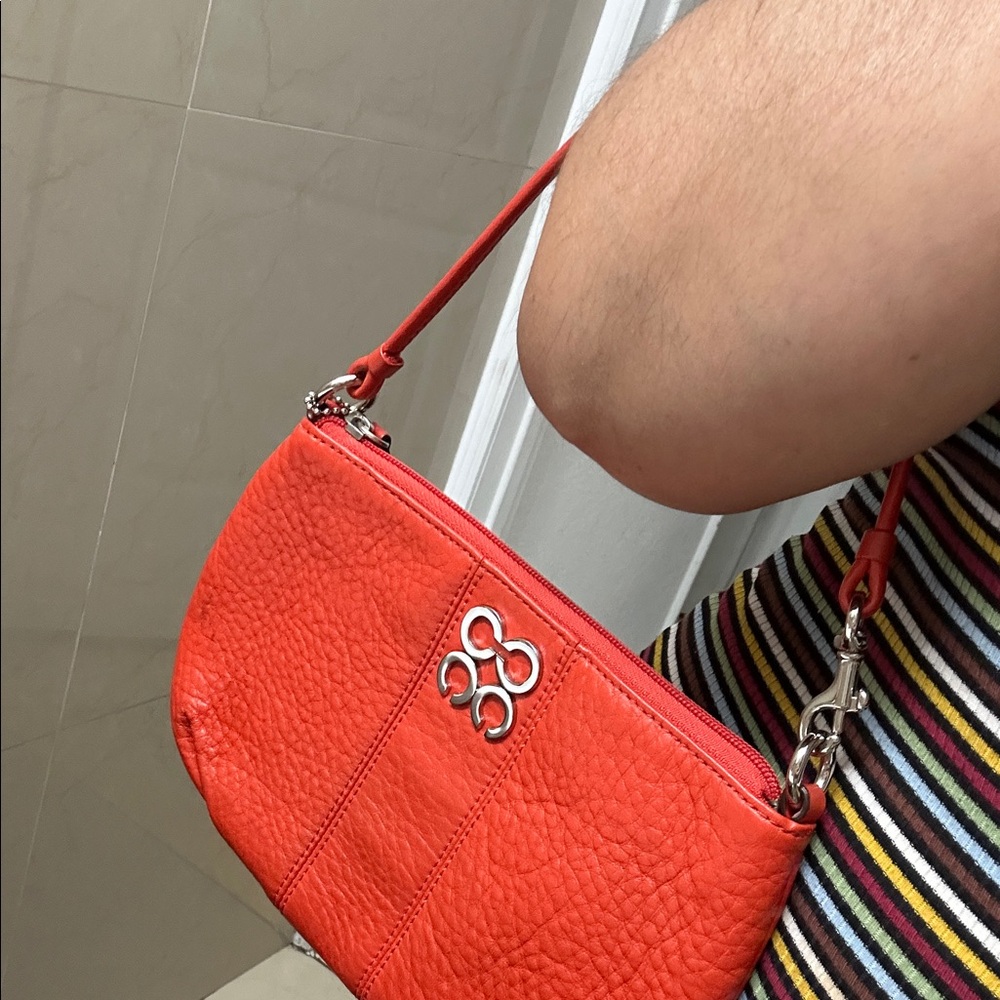 Coach Red Leather Handbag - Picture 9 of 16